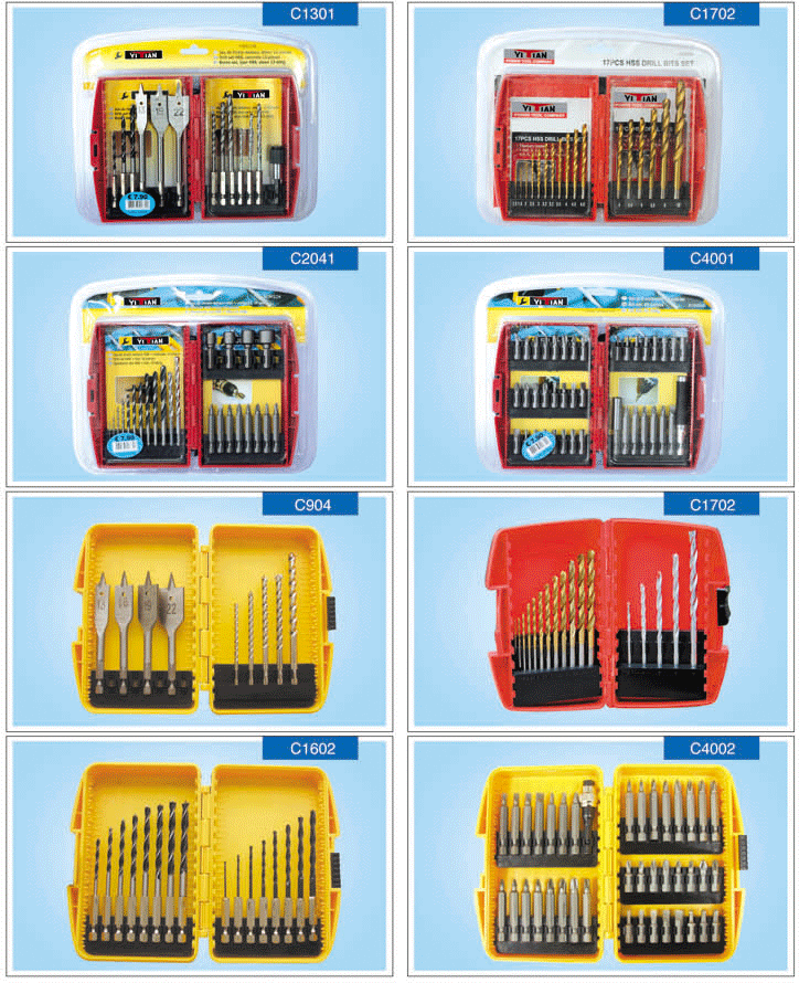 组合钻头集合 