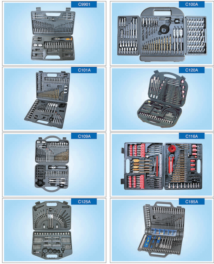 组合钻头集合 